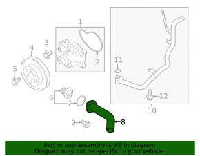 Thermostat housing Subaru Outback 20-
