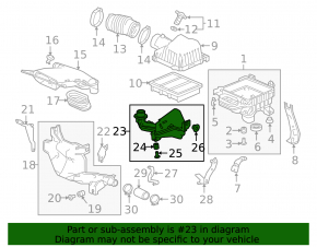 Garbage container Honda Accord 18-22 2.0T