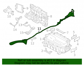 Long power cable for Nissan Leaf 11-12
