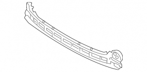 Lower grille of the front bumper of the Audi A6 C8 19-25