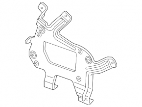 Audio amplifier bracket Audi A6 C8 19-