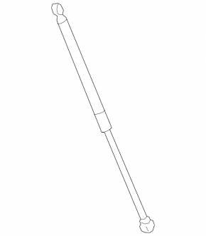 Right hood shock absorber for Lexus GX460 14-23 rest.