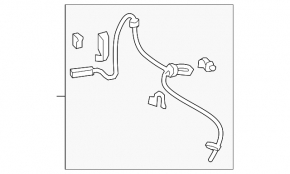 Front right ABS sensor for Acura RDX 19-25 Without advance