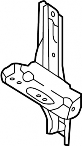 Battery tray bracket rear Infiniti QX30 17-19