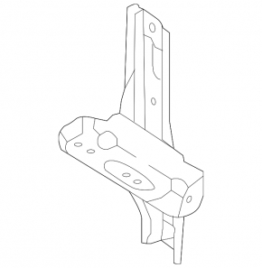 Battery tray bracket rear Infiniti QX30 17-19