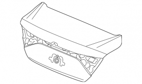 Trunk lid Honda Insight 19-22