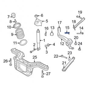 Ford Ecosport camber bolt 18-22 AWD