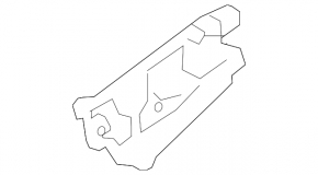 Door handle inner rear right Kia Forte 4d 14-18