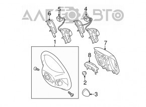 Toyota Camry v40 2.4 steering wheel control buttons