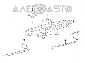 Jack handle Lexus IS 14-24