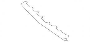 Front bumper molding lower central Mercedes E-class W212 14-16 AMG pkg