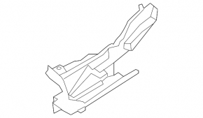 Left windshield wiper seal for Ford Focus mk3 11-18