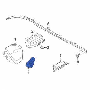 Airbag airbag seat left Ford Transit Connect MK2 13-
