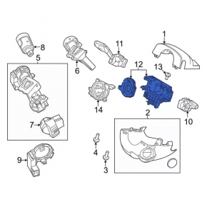 Ford Transit Connect MK2 13- Steering Angle Sensor