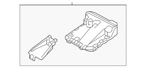 Mazda 6 13-16 usa lane keeping camera on windshield