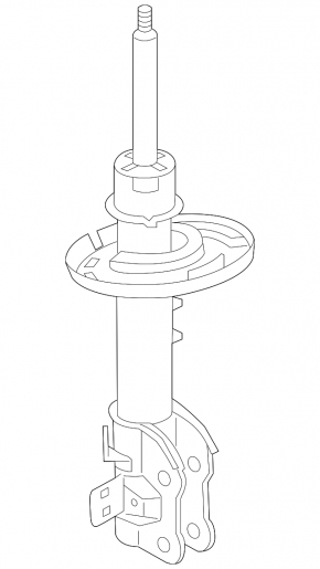 Shock absorber strut assembly front right Mazda 6 16-17