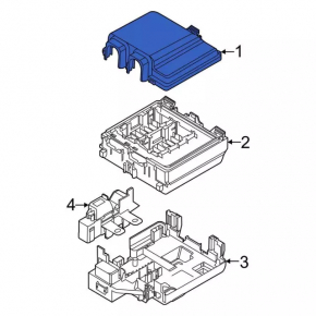 Ford Mustang Mach-E 21-23 Underhood Fuse Box Cover
