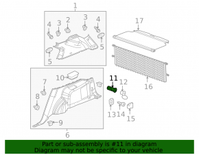 GMC Terrain 10-17 Spare Tire Styrofoam