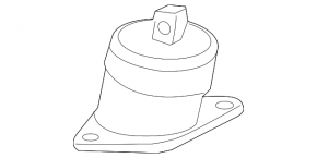 Right engine mount for Honda Crosstour 10-15 Autotrans, 2.4L