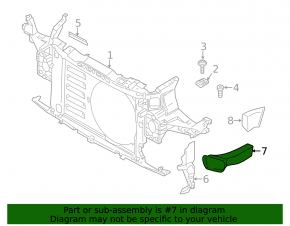 Front Bumper Air Duct Right Mini Cooper Countryman R60 10-16