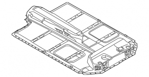 Upper part of the battery housing of the BMW i4 22-26