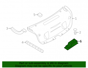 Right trunk light for BMW X1 F48 20-22