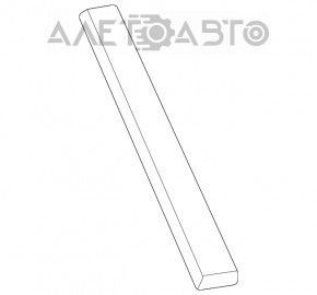 Toyota Highlander 20-25 rear side door trim, right