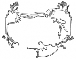 Lexus CT200h 11-12 engine wiring