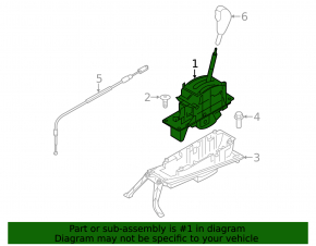 Gearbox shifter Porsche Cayenne 958 11-14