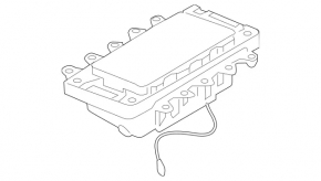 Mercedes A-Class V177 19-22 passenger airbag in the dashboard