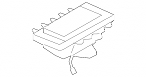 Mercedes A-Class V177 19-22 passenger airbag in the dashboard