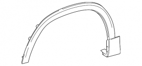 Front left fender arch trim for Mercedes X247 GLB 20-26