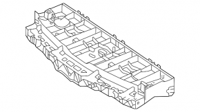 Mercedes EQS SUV-class X296 23-25 radiator panel reinforcement