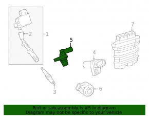 Camshaft Position Sensor Mercedes W167 GLE 350 450 20-23 3.0h M256