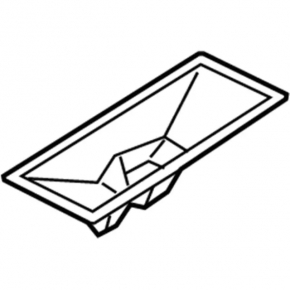 Lincoln MKZ 13-20 Trunk Lid Lock Trim
