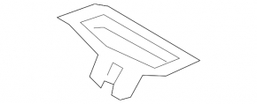 Lincoln MKZ 13-20 Trunk Lid Lock Trim