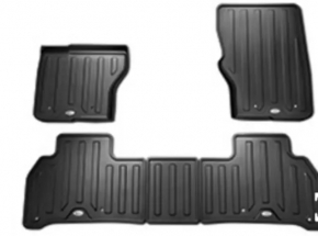 Set of floor mats rubber Land Rover Discovery 17-25