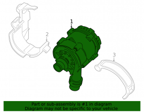 Auxiliary cooling motor BMW 7 G11 G12 16-19 B58