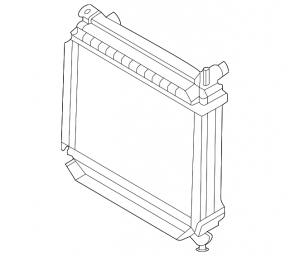 Additional left cooling radiator for BMW X3 G01 18-23 X4. External, X3. At wheelhouse, Auxiliary, Location - Wheel Arch