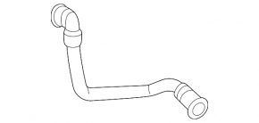 Additional radiator cooling pipe lower BMW X1 F48 16-22 B46