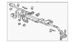 Wiring of the high voltage battery Honda Insight 19-22