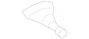 Rear left muffler bracket Mercedes W211