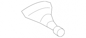 Rear left muffler bracket Mercedes W211