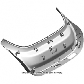 Lower tailgate trim Chevrolet Volt 16- ser