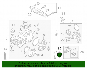Rear axle clutch Volvo XC40 19-22 T5