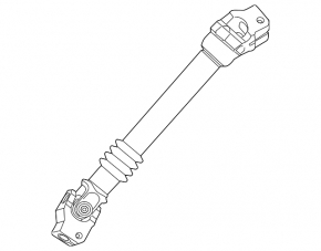 Steering shaft for BMW 3 E90 E92 07-12 with Servotronic