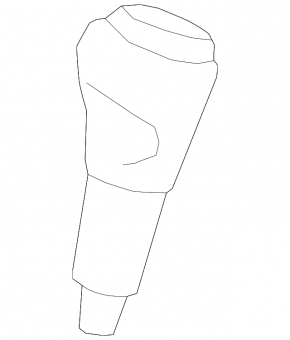 Gear knob Toyota Rav4 16-18 leather