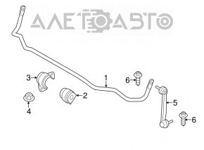 Rear stabilizer BMW 3 F30 12-18 12mm