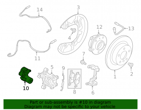 Rear right brake caliper motor for BMW 2 F44 20-24