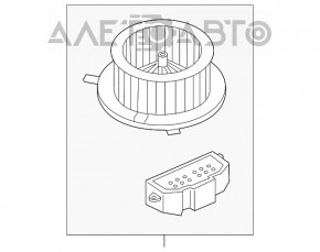 Motor heater fan VW Tiguan 09-17 type 1